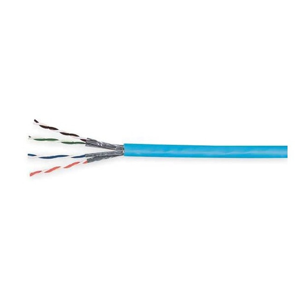 Genspeed Data Cable,Cat 5e,24 AWG,1000ft,Blue 2133496E