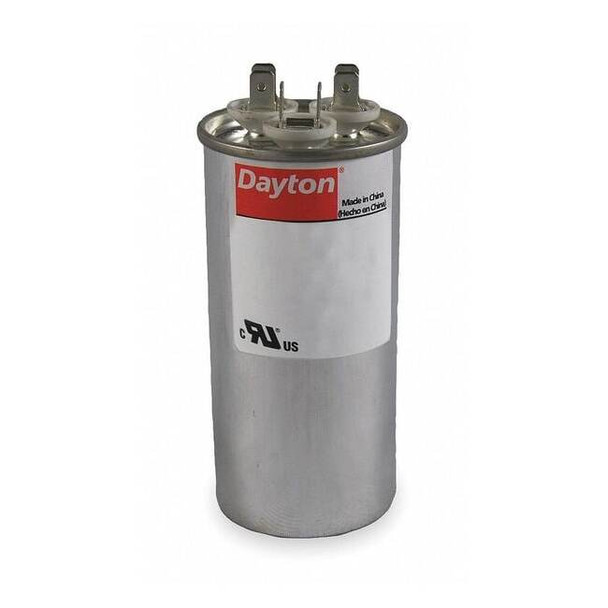 Dayton Motor Dual Run Cap,45/5 MFD,440V,Round 2MEJ9