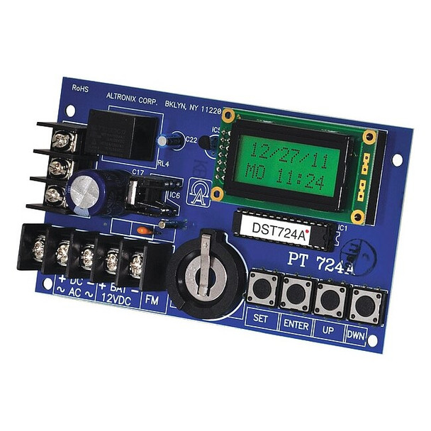 Altronix Timer- Annual Event 1Ch 365 Day/24 Hr. PT724A