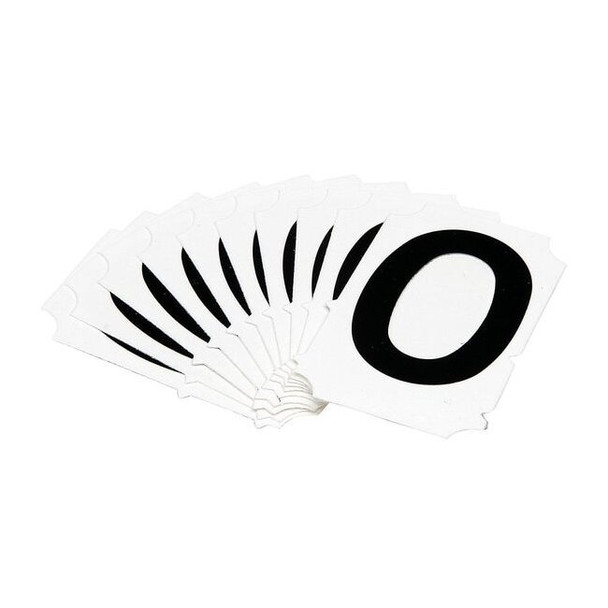 Brady LetterLabel,3-3/4inH,2-3/8inW,PK10 5100-O