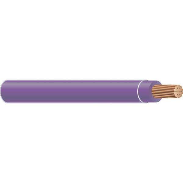 THHN Building Wire, Copper, 12 AWG, 1C, Purple, Stranded, 500 ft