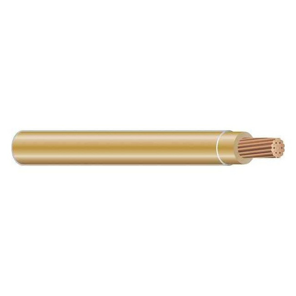 THHN Building Wire, Copper, 14 AWG, 1C, Beige, Stranded, 500 ft