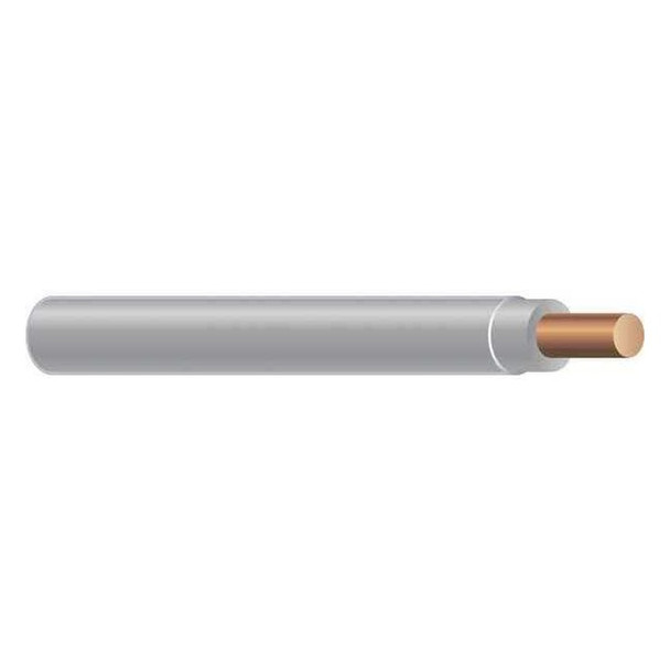 Southwire THHN Building Wire, Copper, 12 AWG, 1C, Gray, Solid, 500 ft 22870001