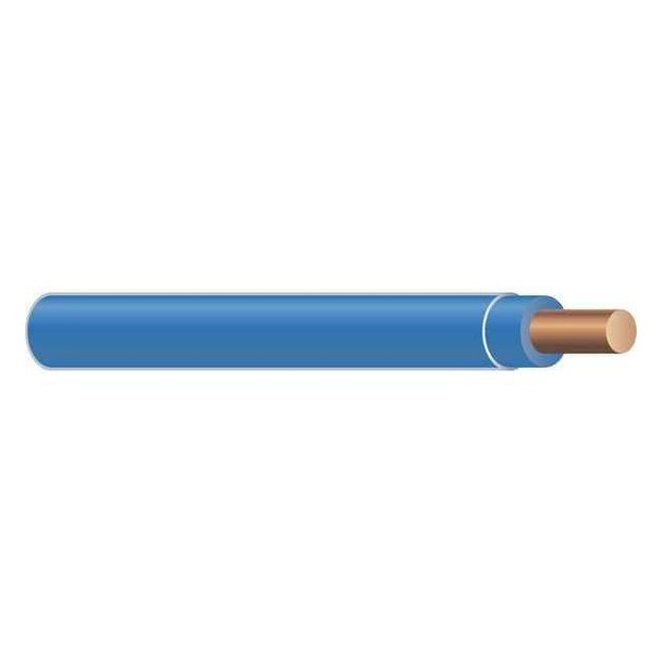 Southwire THHN Building Wire, Copper, 14 AWG, 1C, Blue, Solid, 500 ft 11582401