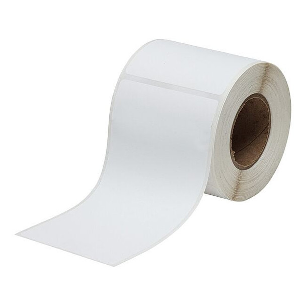 Brady Pre-Cut Label Stock Roll, White, Matte J20-25-2475