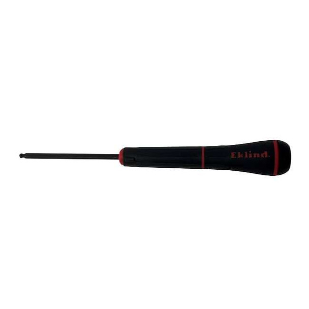 Eklind Screwdriver, BallHex, 1/8 in, Red, Hex 91108