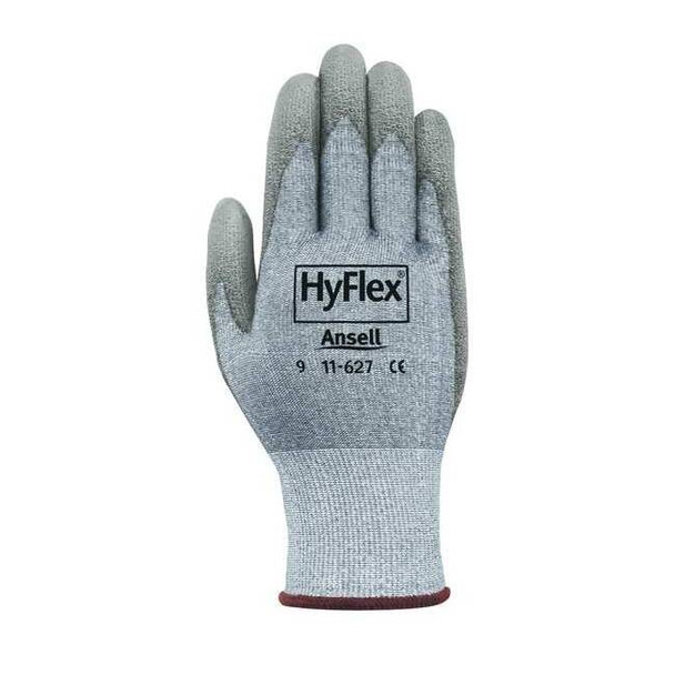 Cut Resistant Coated Gloves, Cut Level A2 ,Polyurethane ,Smooth ,6 1 PR