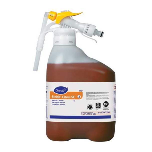 Diversey Neutral Cleaner,Liquid,5L,Bottle 93063390 Diversey Neutral Cleaner,Liquid,5L,Bottle 93063390