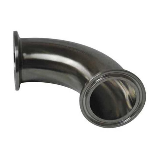 Maxpure 3/4" Clamp T316L SS 90 Degree Elbow TEG2C6L.75-PL