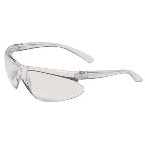 Uvex A400, Safety Glasses, Anti-Fog, Clear Lens, Clear Frame, Half-Frame A400AF