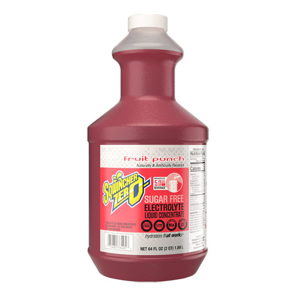 Sqwincher® Zero Liquid Concentrate, 64 oz Bottles, 5 gal Yield