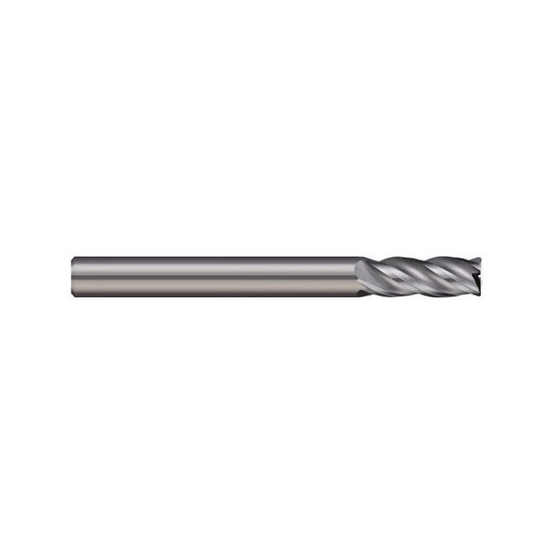 Micro 100 End Mill, 4 Flute, Corner Radius,4.0 mm Cutter dia VHMM-040-4