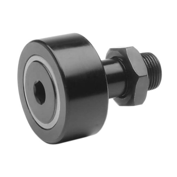 Smith Bearing Cam Follower, Stud, 6069lb, 1.3780in, Steel NUKR-35