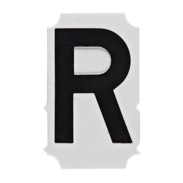 Brady LetterLabel,Polyester,4-3/4inH,3inW,PK10 5140-R