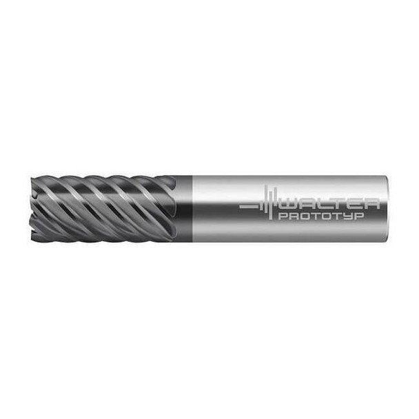 Walter SC End Mill,3/8in.dia.,6 Flutes AH3021138-3/8