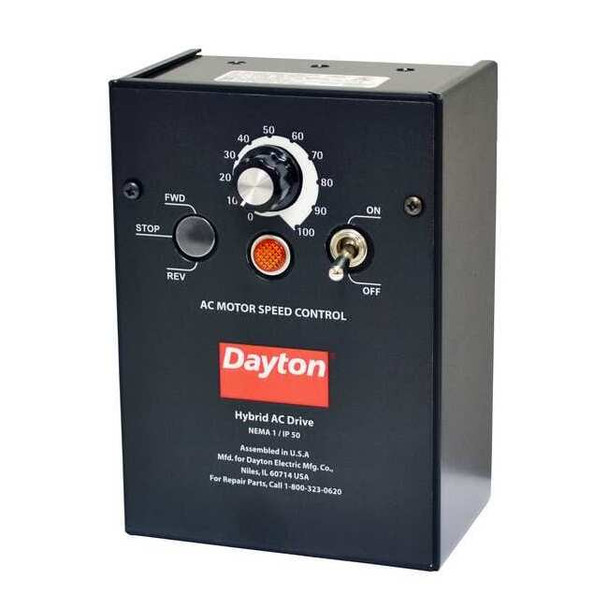 Dayton Variable Frequency Drive, Black/Gray 13E661