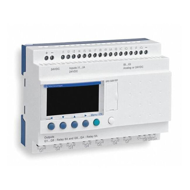 Schneider Electric Modular Smart Relay, 16Inputs, 10Outputs SR3B261FU