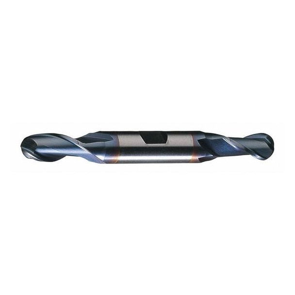 2-Flute HSS Ball Nose Double End Mill Cleveland HD-2B-TC TiCN 7/32x3/8x1/2x3-1/4