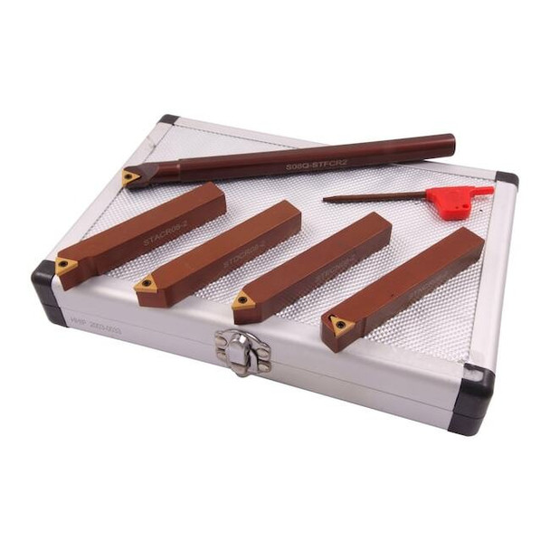 Hhip 1/2" 5 Piece Indexable Turning & Boring Tool Set 2003-0033