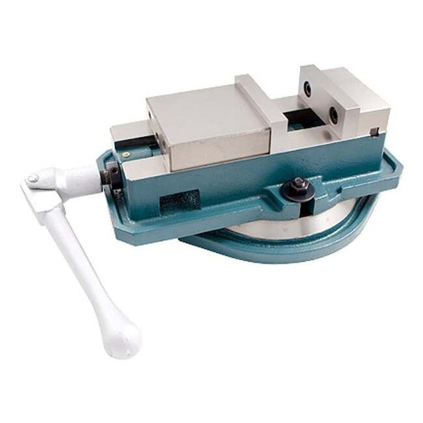 4" Ultra Series Angle Tight Positive Lock Mill Vise On Swivel Base