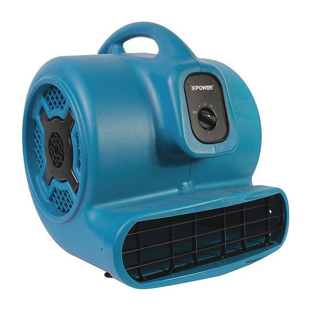Xpower Air Mover, 1 HP, 3600 CFM, 8.5 Amps, 4 Positions, 3 Speeds P-830