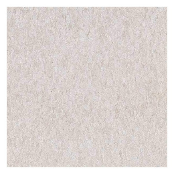 Armstrong Vinyl Composition Tile,45sq.ft,Whte, PK45 51811031