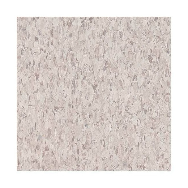 Armstrong Vinyl Composition Tile,45sq ft,Sndft Wht 51858031