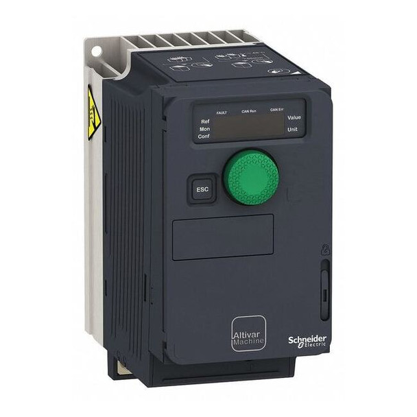 Schneider Electric Variable Frequency Drive,1 HP,4.8A ATV320U07M3C