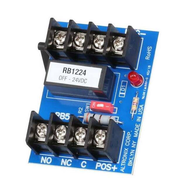 Altronix Relay Module 12/24VDC 75Ma DPDT, Relay, - RB1224