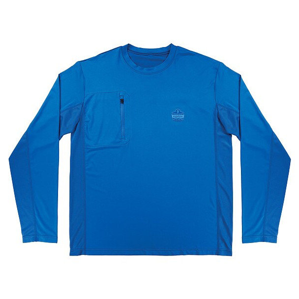 Ergodyne Sun Shirt,Blue,M 6689 Ergodyne Sun Shirt,Blue,M 6689
