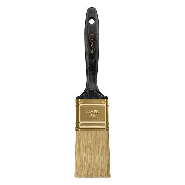 1-1/2" Wall Firm, Polyester Bristle, Paint Brush, Plastic Handle
