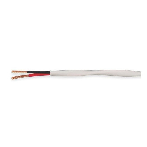 Power Limited and Communication Cable, 2 C, Red, PVC, 1000 ft.