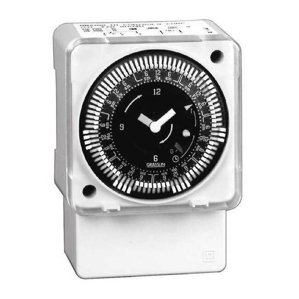Intermatic ElectromechanicalTimer,7day,SPDT,Plastic MIL72ASWUZH-120