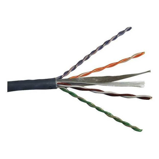Carol Data Cable,Cat 6,23 AWG,1000ft,Gray CR6.30.10