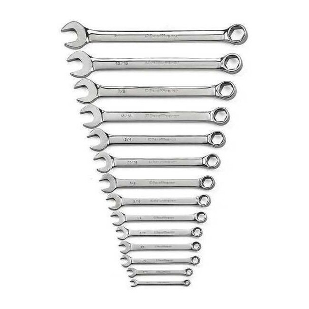 Gearwrench 14 Piece 6 Point Combination SAE Wrench Set 81924