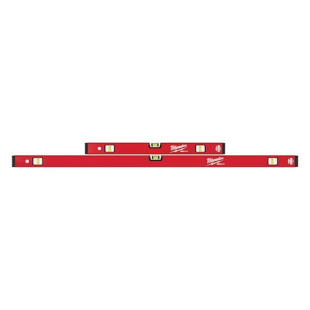 Milwaukee Tool 24 in / 48 in REDSTICK Compact Box Level Set MLCMS48