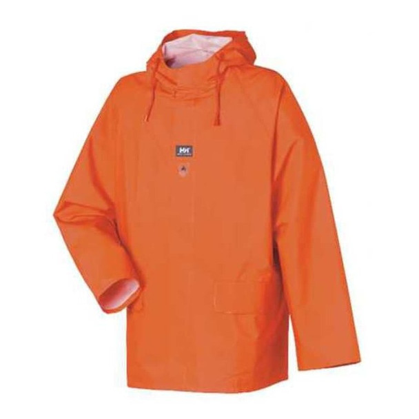 Flame-Resistant Hooded Jacket, S, Polyester (14 oz) Polyester