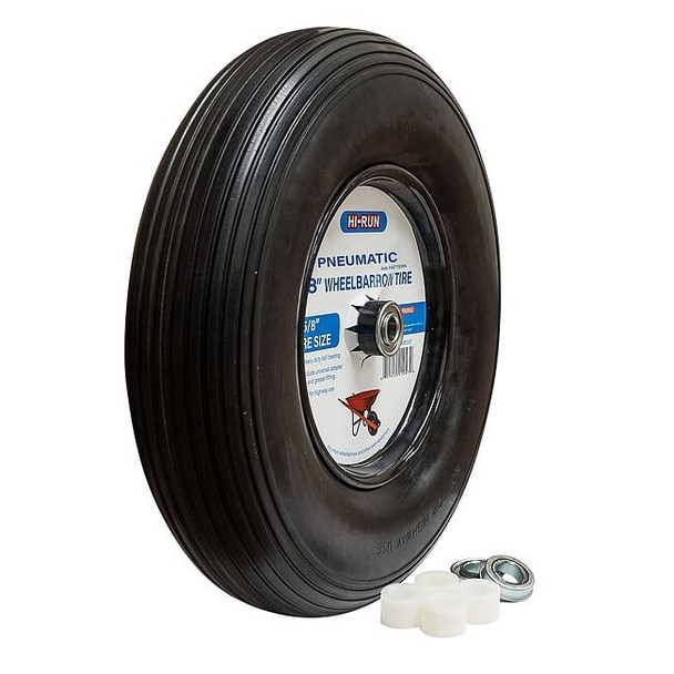 Hi-Run Tires and Wheels,176 lb,Wheel Barrow WB1001
