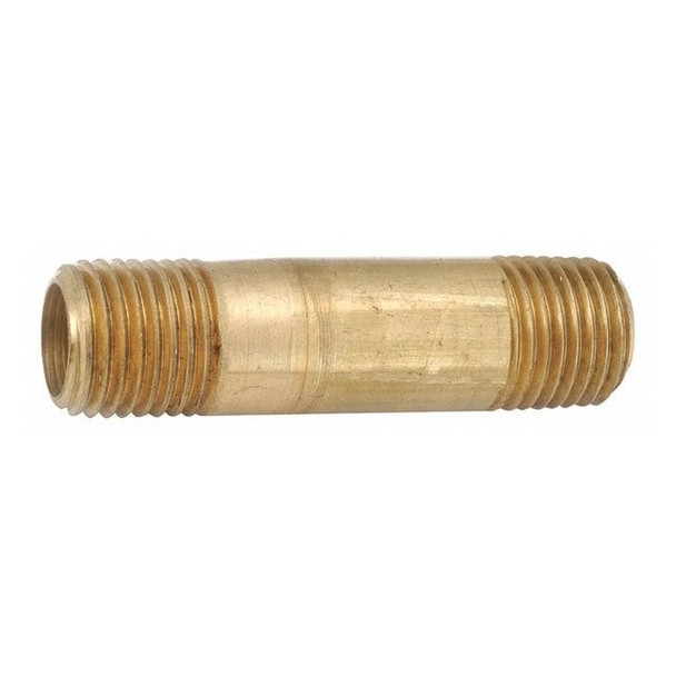 Manufacturer Varies 1/4" MNPT x 3" TBE Brass Pipe Nipple 706113-0448