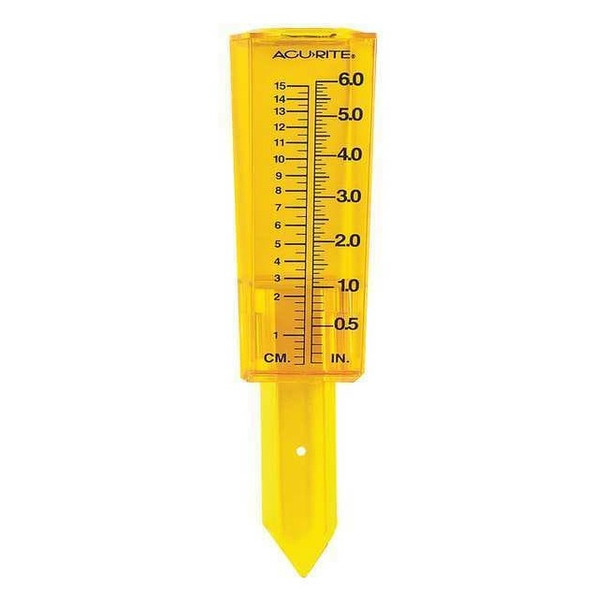 Acurite Deluxe Rain Gauge,2.5" 00840A2