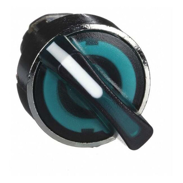 Schneider Electric Illum Selector Switch,2 Pos,22mm,Green ZB4BK1233