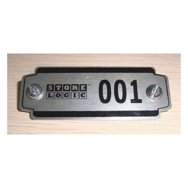 Manufacturer Varies NmbPlt 26 to 50,Slvr w/Blk Lettering 2VUW1