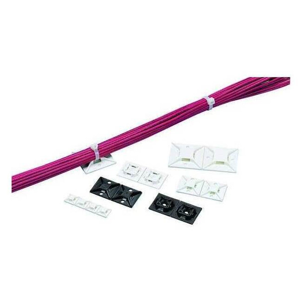 Panduit Cable Tie Mount,Adhesive Backed,PK100 ABM112-A-C