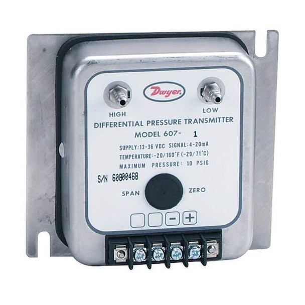Dwyer Instruments Indicating Transmitter, 6 in wc 605-6