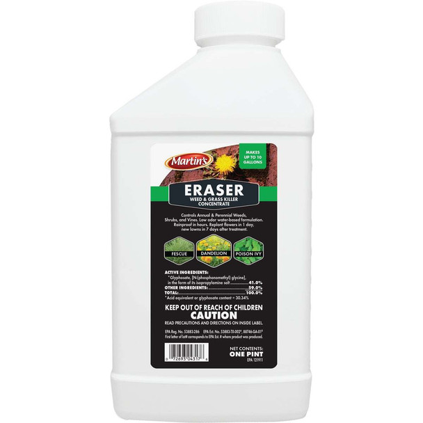Martin's Eraser 1 Pt. Concentrate Weed & Grass Killer 82004317