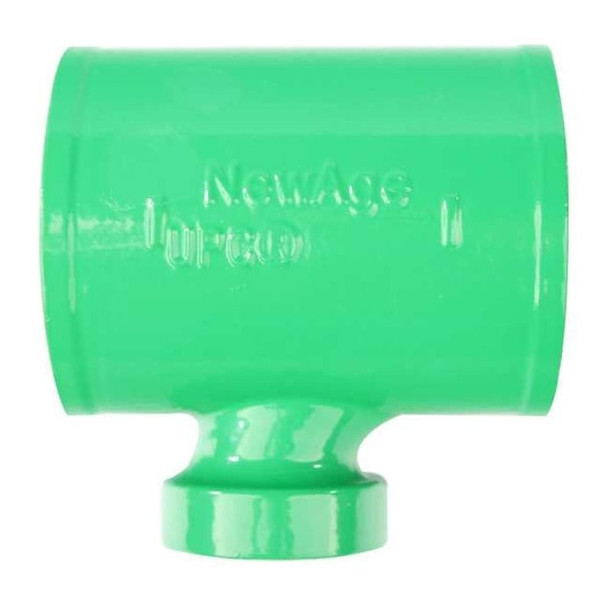 Sanitary Tee Sanitary Tap Tee, 1-1/2" x 2" Pipe, Female Socket, Cast Iron, 0 psi