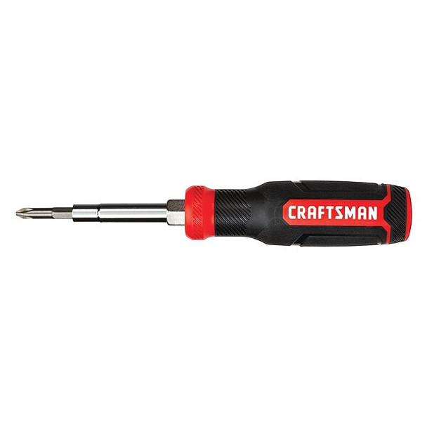 Craftsman Multi-Bits Screwdriver,3" L,6 pcs. CMHT68000