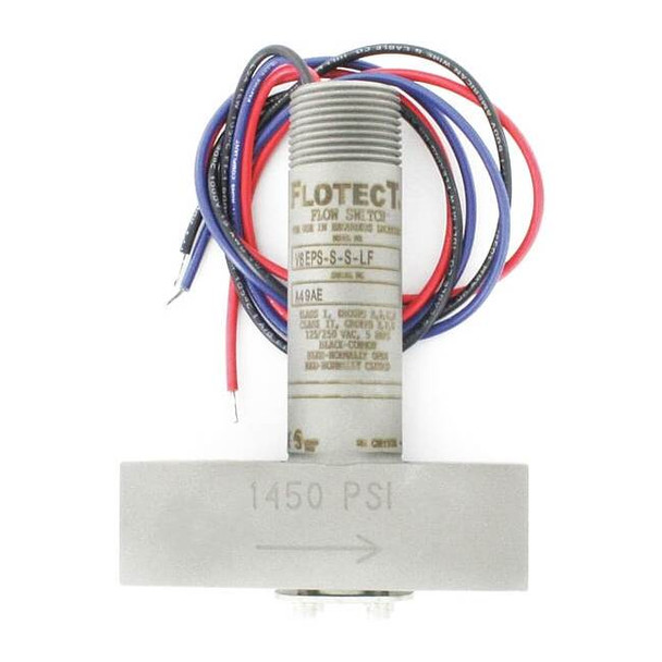 Dwyer Instruments Liquid Flow Switch,SPDT,125/250VAC V6EPS-S-S-LF