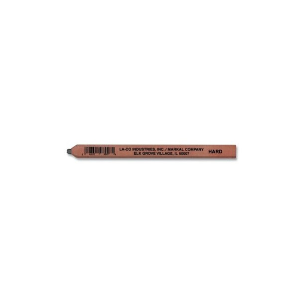 Carpenter Pencil, Hard, 7 in, Gray