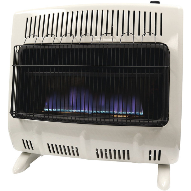Mr. Heater 30,000 BTU Blue Flame Dual Fuel Vent Free Wall Heater F299330 Mr. Heater 30,000 BTU Blue Flame Dual Fuel Vent Free Wall Heater F299330